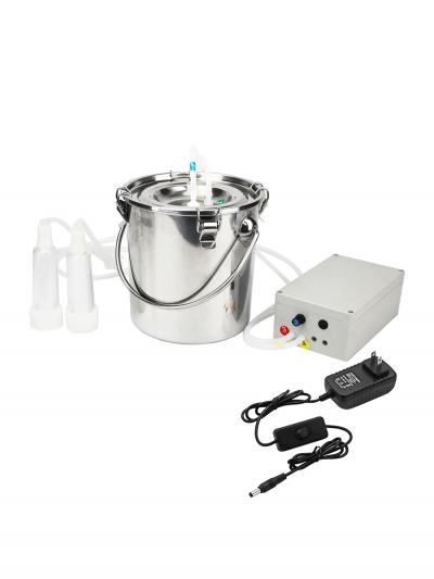 Фото: Доильный аппарат для коз NovaMilk с пульсатором и доильным ведром из нержавеющей стали 5 л-1 Доильный аппарат для коз NovaMilk с пульсатором и доильным ведром из нержавеющей стали 5 л-1